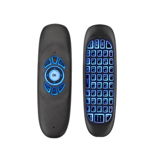 Bán Buôn Phổ Biến C120 Không Dây Chuột 3 Màu Blacklights Mini Bàn Phím Chuột Điều Khiển Với 2.4 Gam Giọng Nói Điều Khiển - Product Image 3