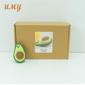 Kit complet De tricots, jouets De démarrage pour enfants, <span class=keywords><strong>facile</strong></span> pour débutants, motif crochets, Kit De couture, Deux Para De bricolage, Kit De <span class=keywords><strong>Crochet</strong></span> aux fruits - Product Image 6