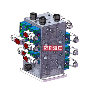 Válvula Hidráulica Maile de 32 mm, Cuatro Vías, 700 Bares, 600 L/min, para Equipos de Prensado - Product Image 1