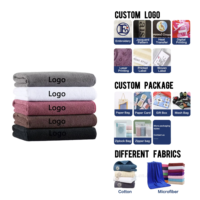 Serviettes de toilette en coton personnalisées, haute densité, moins chères, 30*30 cm, blanches, pour salon de beauté, spa, ongles, cheveux, sport, avec logo brodé