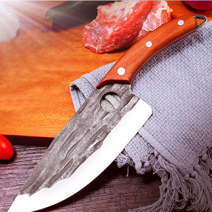 Yangjiang-made hand-forged <b>boning</b> <b>knife</b>, slaughtering <b>knife</b>, skinning and cutting <b>knife</b> with pointed tip, butcher's <b>knife</b> for - Product Image 1