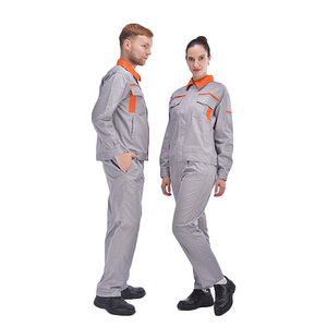 Tuta a strisce riflettenti da lavoro uniforme da lavoro con logo personalizzato uniforme - Product Image 3