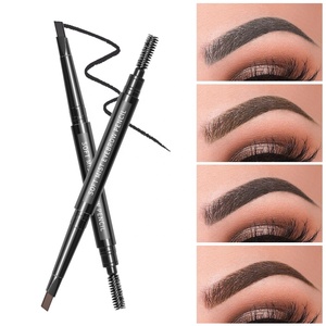 0.5mm Triangle automatique haute pigmenté imperméable à l'eau longue durée végétalien anti-transpiration marque privée Logo personnalisé <span class=keywords><strong>crayon</strong></span> à sourcils - Product Image 4