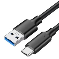 Kabel Data Pengisian Cepat USB Tipe C USB3.2 ke Tipe C Transmisi 10Gbps Jalur Hard Disk Onboard 3A 60W PD 1.8M 3M 5M
