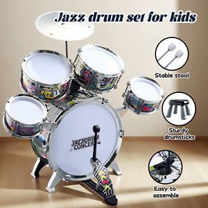Batería <span class=keywords><strong>de</strong></span> Plástico ABS para Niños, Instrumento Musical Educativo, Kit <span class=keywords><strong>de</strong></span> Percusión para Principiantes, Niños y Niñas <span class=keywords><strong>de</strong></span> 3 a 7 Años, Estilo <span class=keywords><strong>Jazz</strong></span> <span class=keywords><strong>Rock</strong></span> - Product Image 3