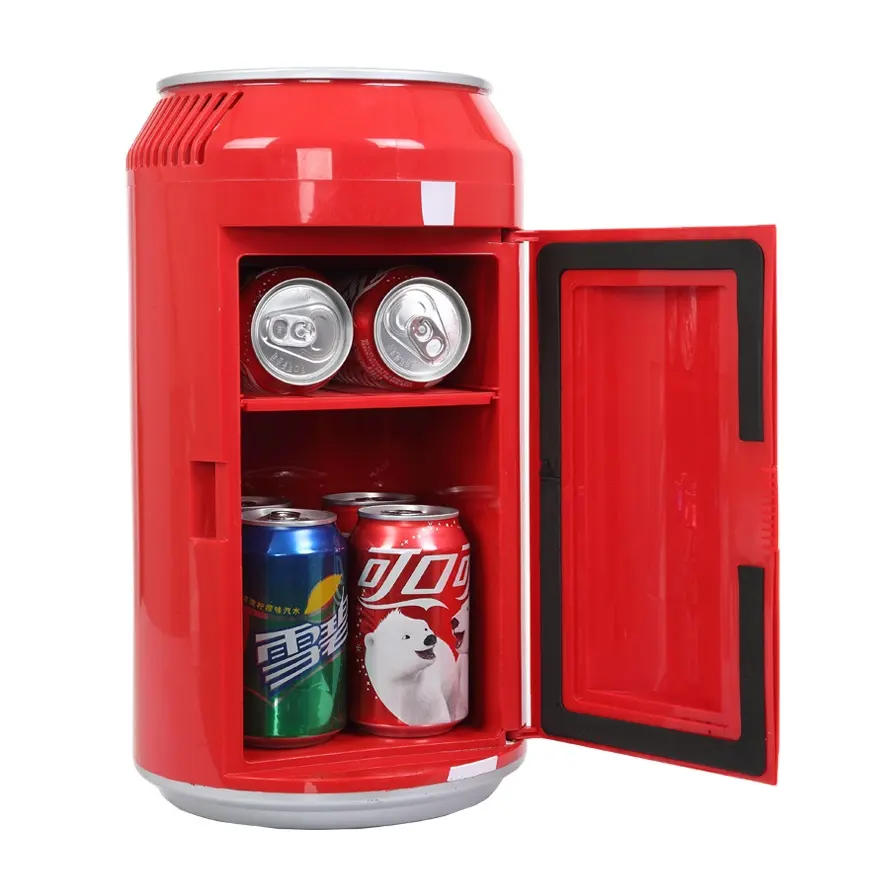 Il mini frigorifero portatile di vendita caldo con la maniglia superiore 6L può modellare il mini frigorifero