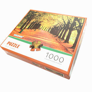 Puzzle Balaobi 500 Pezzi in Carta, Gioco Educativo per Adulti, Paesaggio Autunnale, Viale di Alberi Gialli, Mosaico Illustrativo - Product Image 2