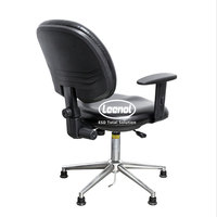 Chaises de laboratoire pivotantes rondes réglables antistatiques en PU, meubles, chaise de laboratoire pivotante ESD