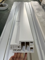 Marco de Puerta Moderno de WPC, Impermeable/Resistente al Fuego, Revestimiento de Película de PVC, Garantía de 5 Años para Puertas Interiores de Dormitorio - Modelo SunnyTech