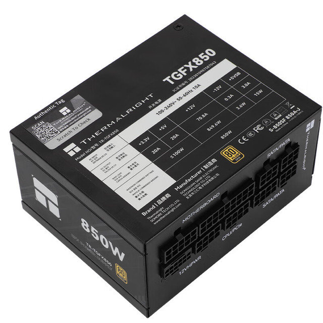 Thermalright TR-TGFX 850 SFX 850W ATX 3.0 PCIE5.0 Rated Pc MINI Power Supply Fully Modular Psu 80 Plus GOLD Globoal Use 100-240V