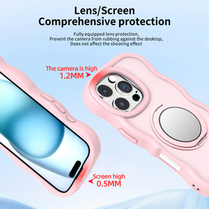 Leyi PC TPU Từ <span class=keywords><strong>Top</strong></span> Người Bán Trường Hợp Điện Thoại Không Dây Sạc Gương Bảo Vệ Điện Thoại Bao Gồm Cho iPhone 17 Pro Max 16 15 13 11 - Product Image 6