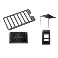 Plateforme de toit en alliage d'aluminium, échelle latérale pliable, kit de boîte latérale pour Chery ICAUR V27 – Modification extérieure