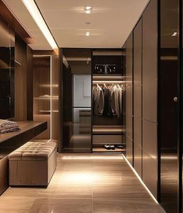 ตู้เสื้อผ้าแบบวอล์กอิน ดีไซน์ใหม่ เฟอร์นิเจอร์ห้องแต่งตัวสั่งทำพิเศษ - Product Image 3