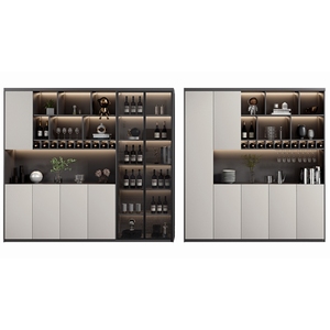 중국의 고품질 현대 디자인 와인 캐비닛 천연 등나무 캐비닛 및 가정용 가구의 현대 고급 제조업체 - Product Image 2