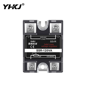 Relais à semi-conducteurs SSR - 10VA 40VA 120VA 40A régulation de tension avec couvercle anti-poussière en plastique dissipateur thermique 220v - Product Image 1