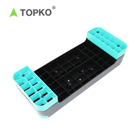 TOPKO Durable Plástico de alto impacto Cómodo Paso Superficie Ligero Fácil de mover Paso aeróbico