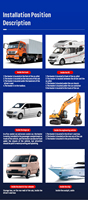 Chauffage de stationnement diesel portable à chauffage rapide 12V 8kw, très vendu, pour les grandes fourgonnettes, les camions et les camping-cars, chauffage de couchette pour semi-remorque