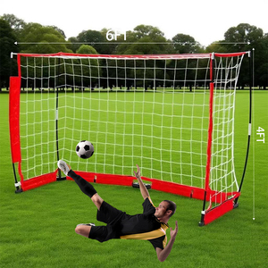 Đơn giản lắp ráp và lưu trữ 6 * 4ft trong nhà và ngoài trời di động Thanh Niên bóng đá Mục tiêu - Product Image 3