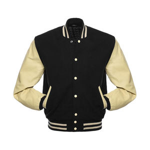 Comfortable Stylish Outerwear Wholesale <b>Vintage</b> Men's <b>Varsity</b> Winter <b>Jacket</b> Warm Manufactured by Trusted Bangladeshi Supplier - Product Image 4