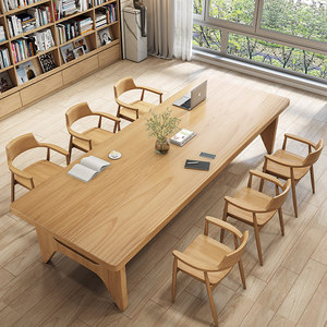 Scrivania Grande a Due Livelli in Legno Massello Stile Nordico e Banco da Lavoro per Calligrafia e Pittura per Stanze Studio e Aree di Lettura - Product Image 4