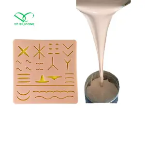 食品级液体rtv 2铂固化硅橡胶用于制作缝合训练垫