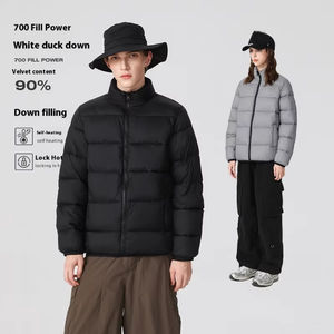 Manteau 3 en 1 avec tissu polyester imperméable coupe-vent à la mode bouffantes pour hommes et femmes, 2025 - Product Image 2