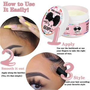 Dimensione della famiglia di controllo naturale rotto <span class=keywords><strong>capelli</strong></span> Styling fissativo <span class=keywords><strong>Gel</strong></span> di finitura senza residui di bianco brillantezza e controllo dei bordi lisci per i <span class=keywords><strong>capelli</strong></span> - Product Image 6