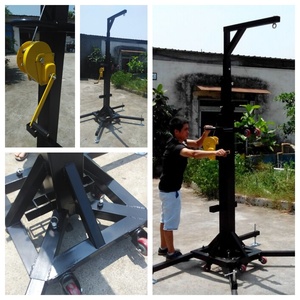 ขาตั้งยกแบบเคลื่อนที่ได้ ความสูง 6 เมตร แบบยืดหดได้ สำหรับงานเสียงและแสงสว่าง ใช้มือหมุน ได้รับการรับรองมาตรฐาน FS TUV ผลิตจากอลูมิเนียมอัลลอย - Product Image 4