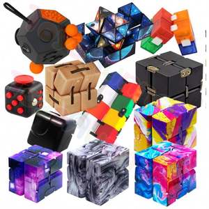 Trendy Kawaii Soft Touch Fidget <b>Dice</b> Set for Teenagers Adults Stress Relief Sensory Fidget Toys Classroom Supplies - Product Image 6