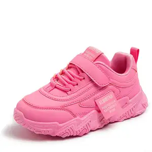 Yeni tasarım nefes çocuk erkek kız tenis koşu yürüyüş ayakkabısı moda Sneakers