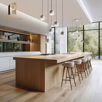 Ensemble de meubles de cuisine sur mesure, design harmonieux, style moderne, meubles de cuisine complets