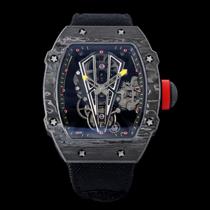 2026 Model Sapphire Mirror Carbon Fiber Case Men's High Frequency Movement Racing Hip Hop Mechanical <b>Watch</b> Barrel-shaped case - Product Image 6