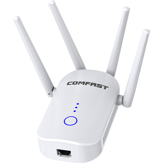 WiFi Repeater 1200Mbps Dual Band Signal Extender 2.4G 5GHz Wi-Fi Amplifier Router Long Range Signal Booster High-Speed Bands