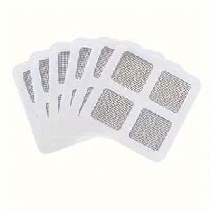 10 Piezas de Adhesivos Filtro de Cabello para Inodoro, 10 * 10cm, a Prueba de Insectos y Obstrucciones - Product Image 2