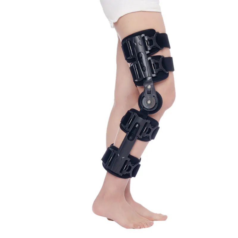 ปรับ Orthosis ขาโคลง ROM เข่า Immobilizer ศัลยกรรมกระดูกและข้อแพทย์โพสต์ OP บานพับเข่ารั้ง