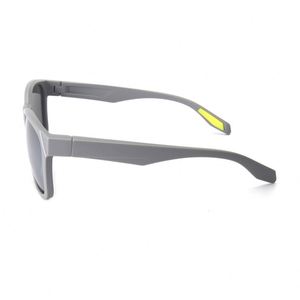 2024 Men's Fashion Polarized Sunglasses Matte <b>Grey</b> Casual Outdoor UV Protection Tinted Driving Lenses Light Weight Durable TR90 - Product Image 3