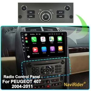 OEM Style Car Radio <b>Control</b> Panel to <b>Control</b> Android Screen for Peugeot 407 2004 - 2011 Car Video Player Black / Gray Color - Product Image 6