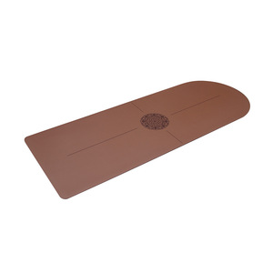 <span class=keywords><strong>Tapis</strong></span> de yoga en caoutchouc naturel PU marron 8 mm, antidérapant, résistant à l'usure, absorbant les chocs, pour le <span class=keywords><strong>sport</strong></span>, la danse, la remise en forme, usage domestique de luxe - Product Image 2