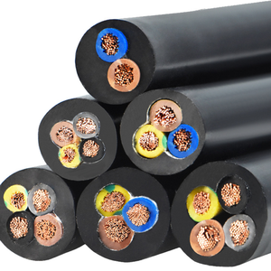Doğrudan fabrika satış saf bakır RVV2/3/4/5 çekirdek 17/20AWG/22AWG PVC yumuşak tel su geçirmez endüstriyel standart 220V elektrik kablosu - Product Image 3