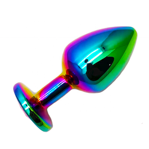 Fabrik lieferant Neuankömmling Rainbow Butt Plug <span class=keywords><strong>Anal</strong></span> Sexspielzeug für Erwachsene - Product Image 2