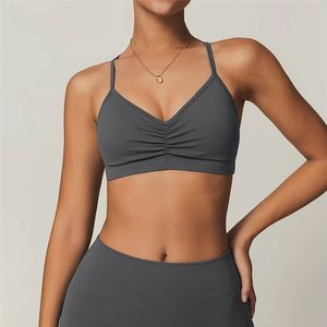 Soutien-gorge de sport pour femme à bretelles réglables, respirant, rembourré, pour l'entraînement et le <span class=keywords><strong>yoga</strong></span>, anti-humidité, vêtements de sport pour la gym - Product Image 5