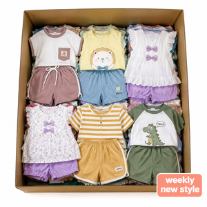เสื้อผ้าเด็ก 4 ฤดู ชุดฤดูร้อน คละแบบ 0-12 ปี ไม่มีแบรนด์ ขายส่งจากโรงงาน สินค้าเกินออเดอร์ คละแบบเป็นมัด - Product Image 3