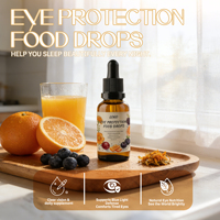 Gouttes pour les yeux pour adultes, marque privée OEM, liquide oral, antioxydant, complément alimentaire, 50 ml, pour le bien-être quotidien de la vision
