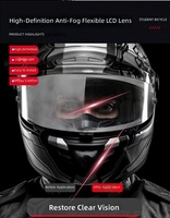Película Antivaho Fotoluminiscente Electrocrómica Inteligente para Casco de Motocicleta, Resistente a la Lluvia, Venta al Por Mayor para Ciclismo