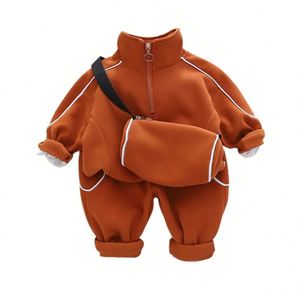 1 2 3 4 5 년 소년 옷 긴 저지 셔츠와 바지 세트 2 개 아기 운동복 일치하는 어린이 의류 땀 세트 - Product Image 1