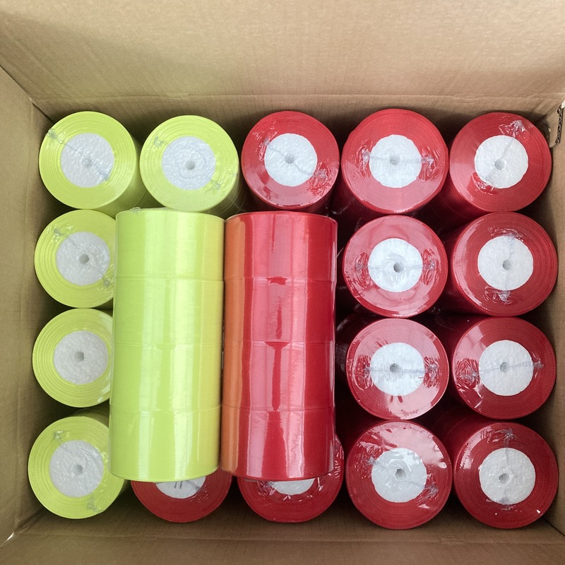 Solid Color 10 Colors Assorted Satin