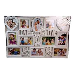 Cadre <span class=keywords><strong>photo</strong></span> mural en plastique à 12 ouvertures pour images 4x6, décoration intérieure - Product Image 5