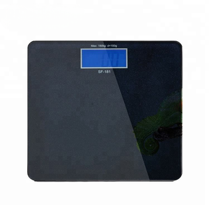Báscula Digital de Baño Veidt con Vidrio Templado, Capacidad de 180 kg, Medición de Peso Corporal, Fuente de Alimentación SF-181, Precisión de 180 kg - Product Image 1