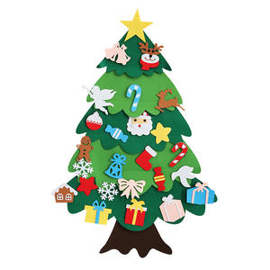 Decoraciones navideñas multifunción, juego para colgar en la pared, árbol de festival de fieltro Diy de alta calidad - Product Image 2