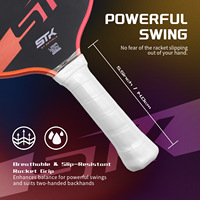 Raquette de pickleball en fibre de carbone brute, haute rotation et contrôle, avec noyau en mousse EPP, moulage monobloc pressé à chaud